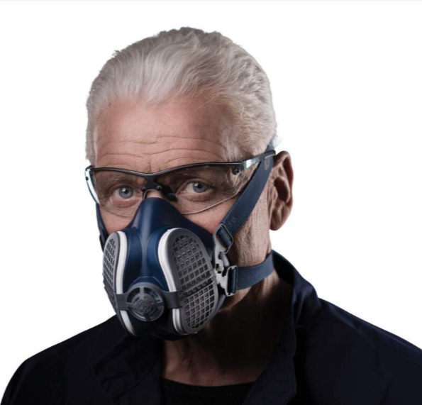 Masque Anti-Poussière Réutilisable Demi-Masque – Filtration 99,97 %, Pour Peinture, Soudure, BTP
