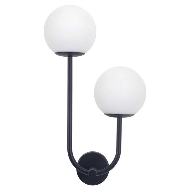 Candeeiros de parede IP44 Sfera Duplo G9 Máx. 12W Preto