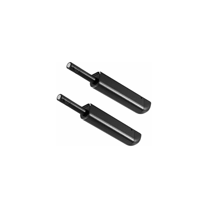 2 sztuki czarnych magnetycznych zatrzasków do drzwi szafek, zatrzaski magnetyczne