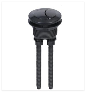 Lot De 2 Boutons De Chasse D'eau Double – 60 Mm – Universel – En ABS – Économie D'eau – Installation Facile