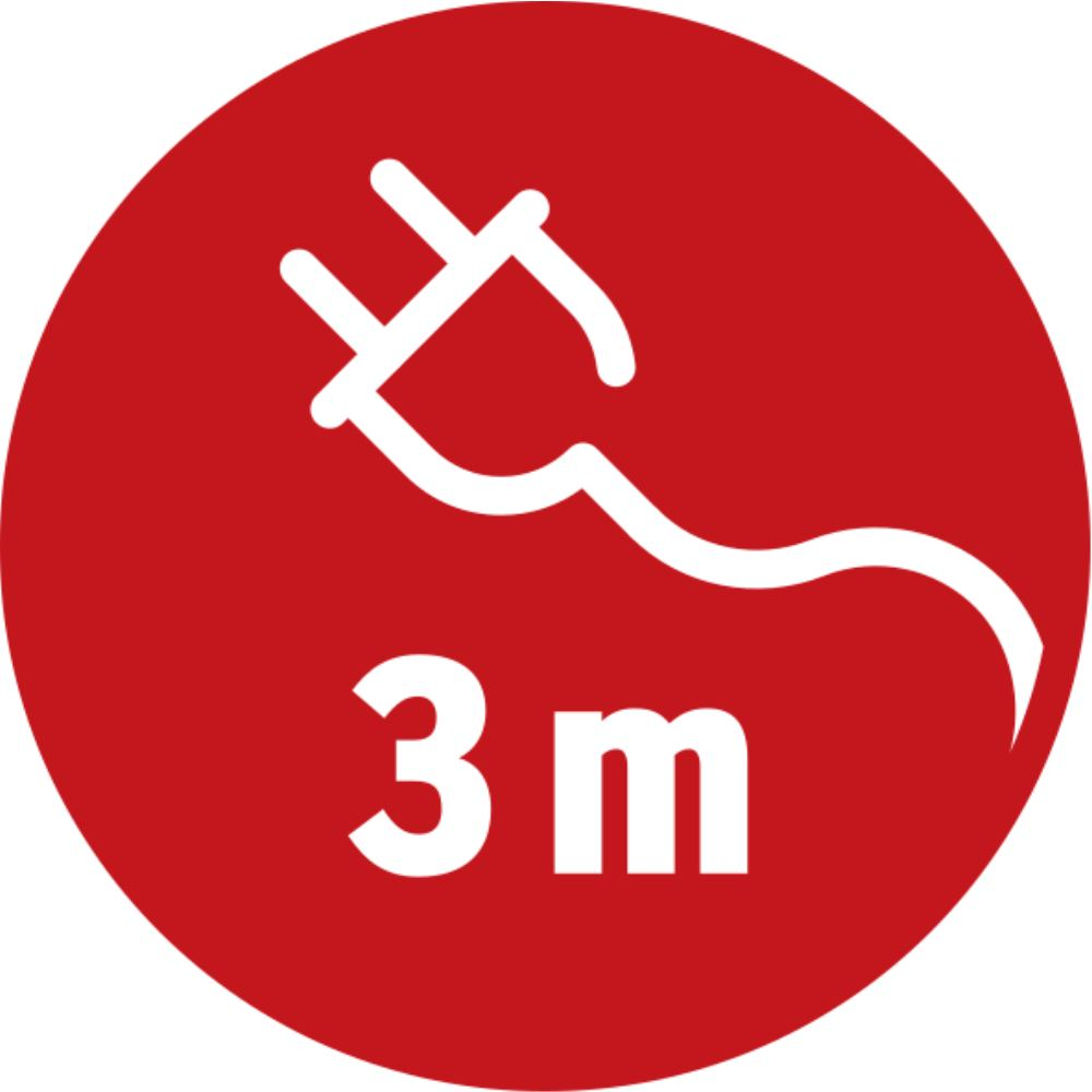 Bande de douille de ligne en aluminium premium avec interrupteur 10 fois 3m H05VV-F 3G1.5 - 2