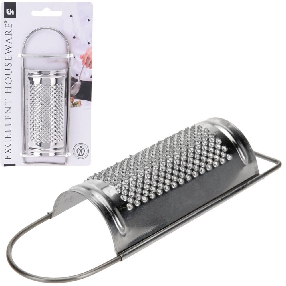 Judge Grattugia Conica In Acciaio Inox, 15 Cm, Con Manopola Antiscivolo, 2 Lame Per Grattugiare E Zestare, Argento