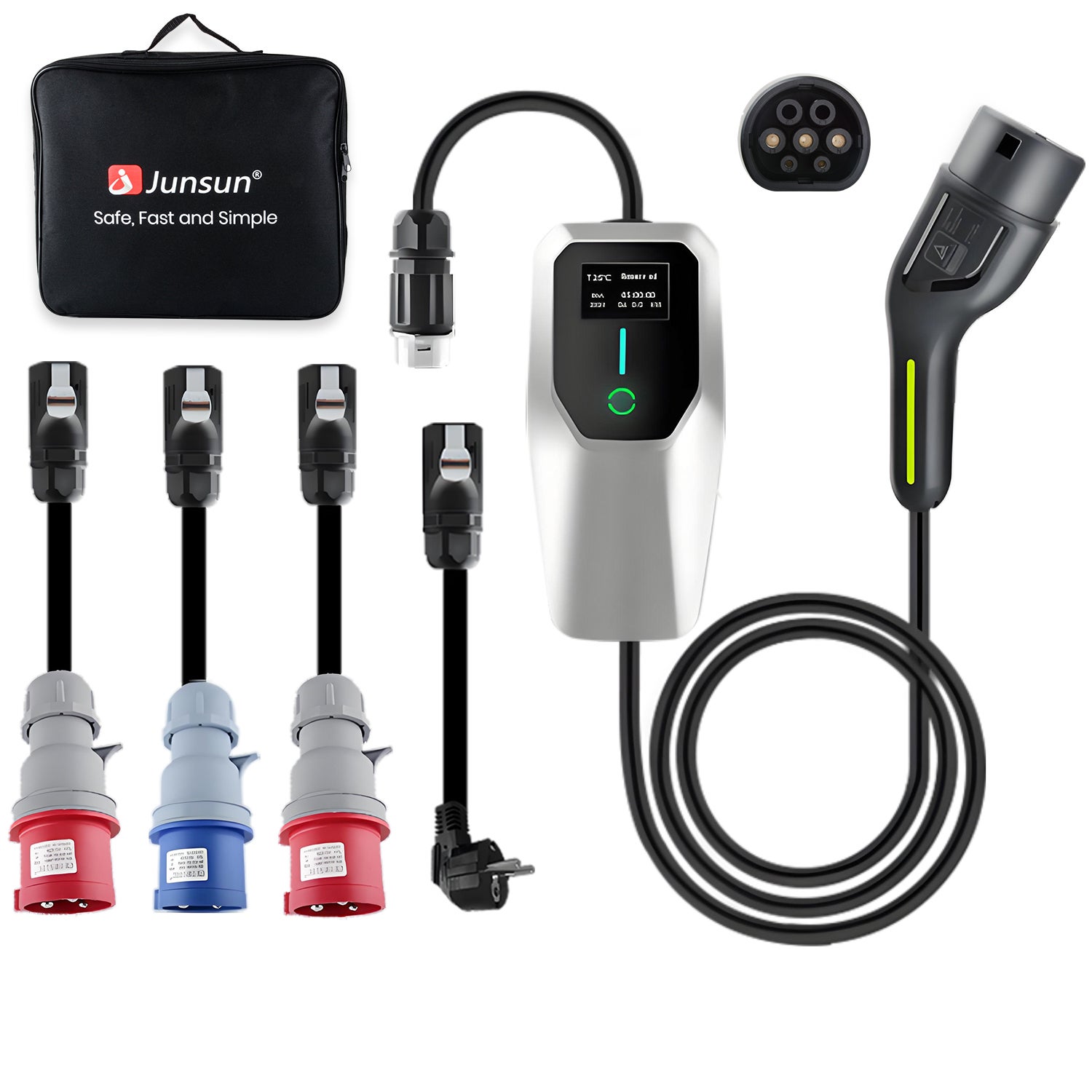 AWESAFE - Cavo Tipo 2 Ev Charger, Cavo Di Ricarica Del Veicolo
