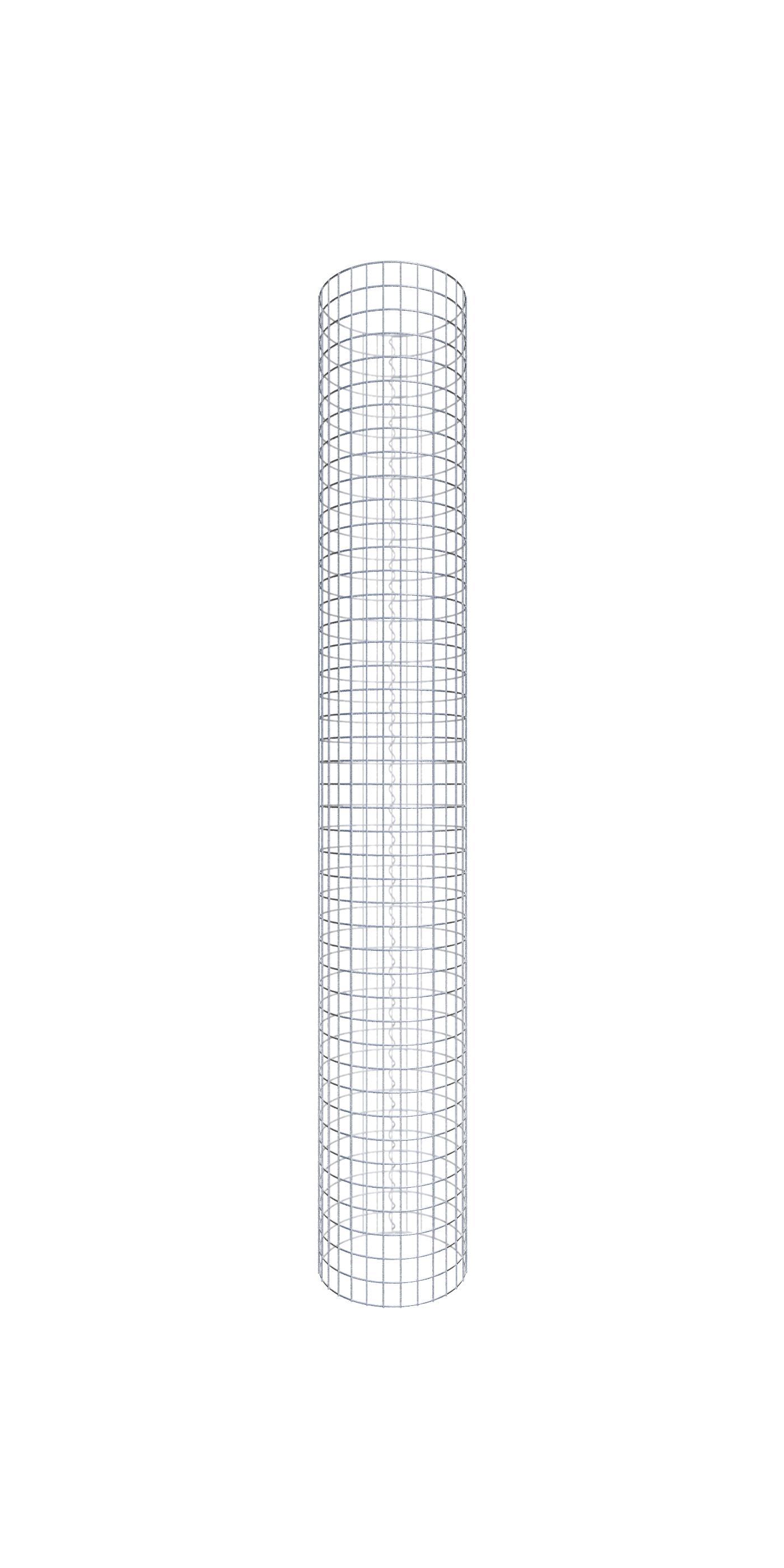 Gabiona - Colonne de gabion ronde, diamètre 47 cm, maille 5 x 5 cm ...