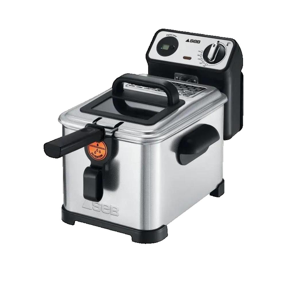 Seb  Friteuse Filtra Pro Semi Professionnelle, Thermostat Reglable Fr518100 , Leroy Merlin