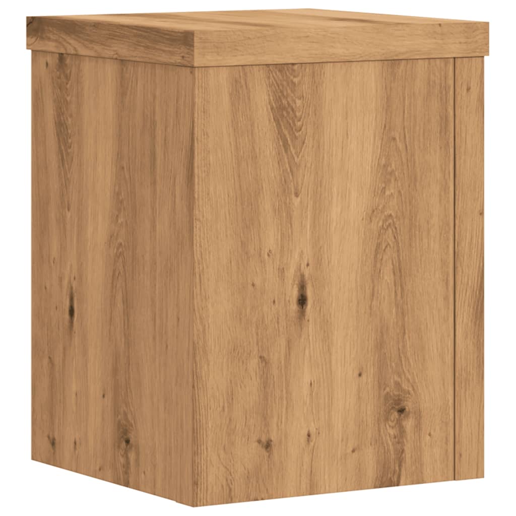 Maison Exclusive - Supports pour plantes 2 pcs chêne artisanal bois d'ingénierie - 4