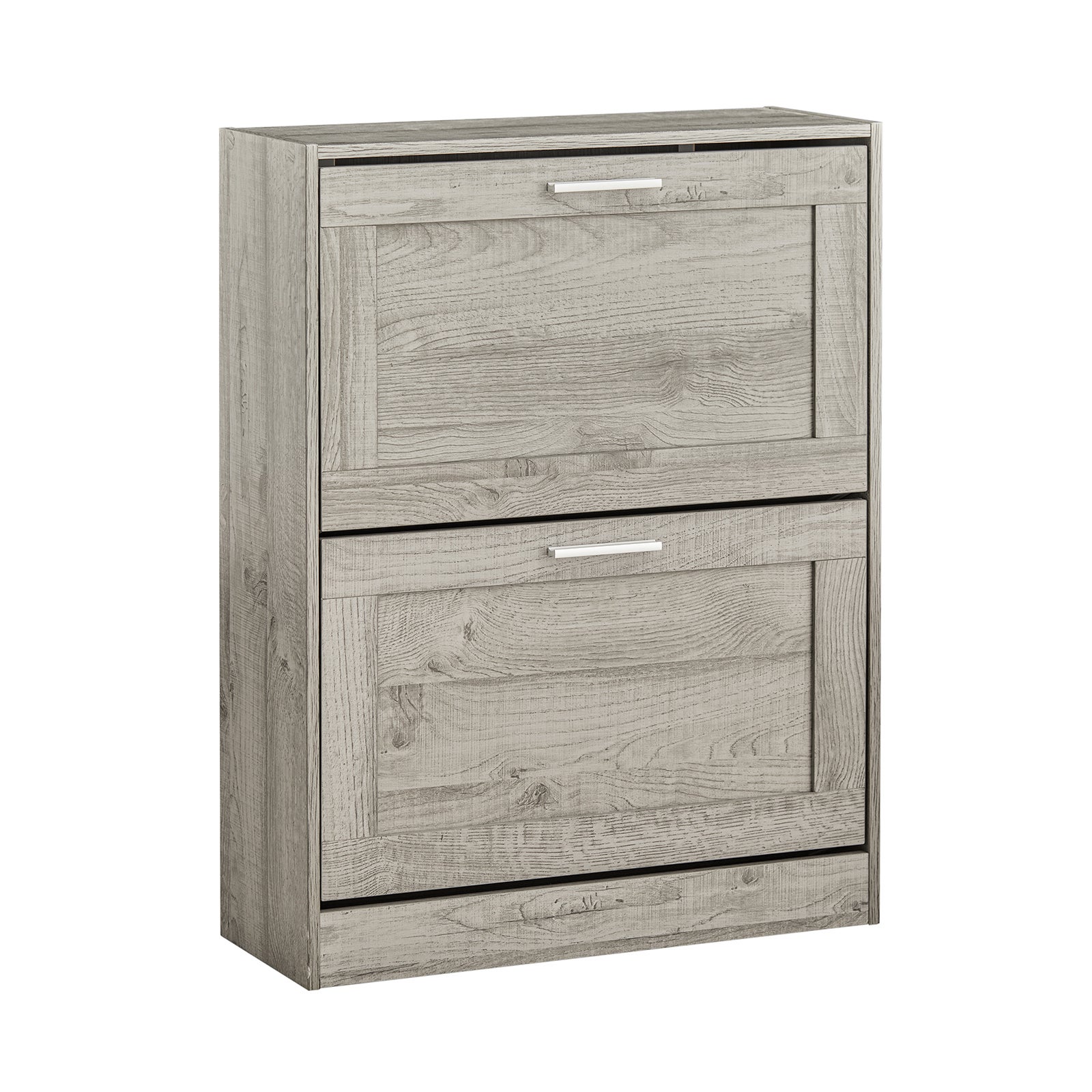 SoBuy Meuble Chaussure Rangement Chaussure Avec 3 Abattants, Armoire à Chaussures Entrée, Meuble à Chaussures, Range Chaussures 12 Paires, Pour Couloir, Entrée, 53x24x118 Cm, Bleu, FSR94-B
