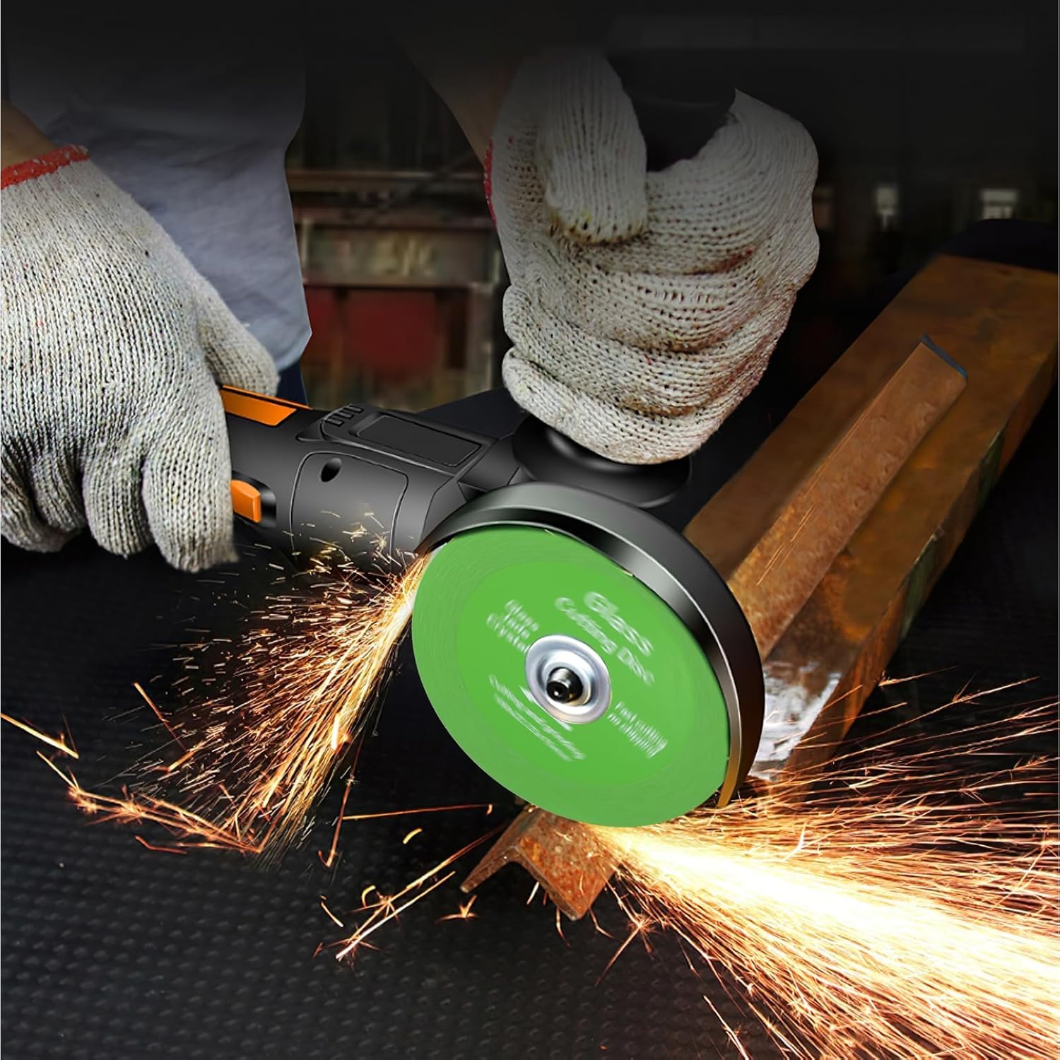 Lot 2 disques diamantés 100mm – Coupe verre, carrelage, porcelaine – Adapté meuleuse angle, précision verte - 6