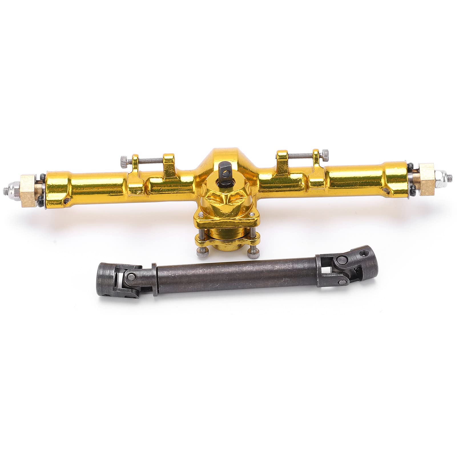 Ensemble D'essieux Avant Et Arrière En Alliage D'aluminium, Arbre De Transmission Pour Voiture Rc Axial Scx24 90081 1 24 Noir Rouge 95051572