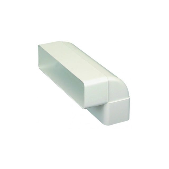 Coude 90° vertical rectangulaire 55x220 plastique - CV 55x220 - 460009 ATLANTIC - 460009