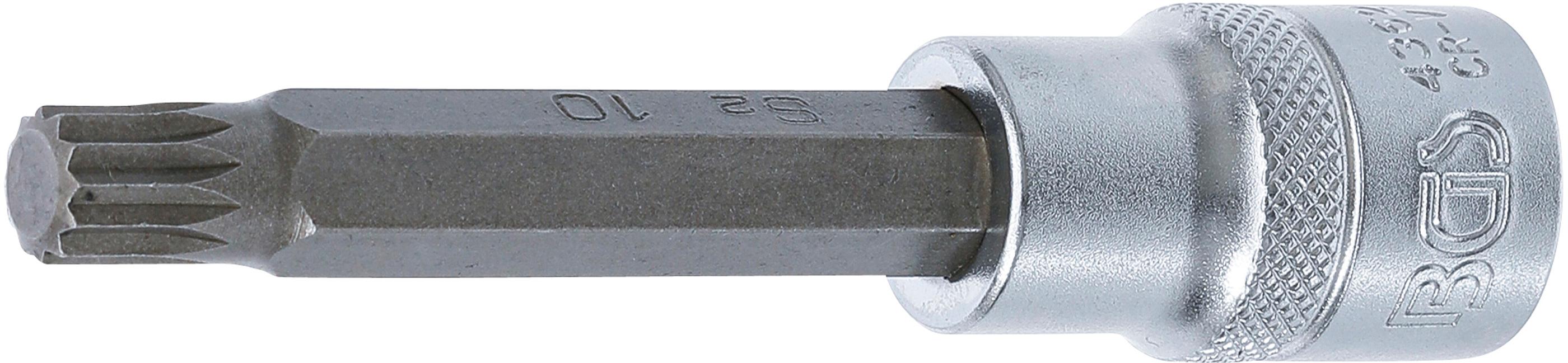 BGS Bit – Bussola, 1/2, interno, 100 mm di lunghezza, M10, 1 pezzi, XZN 4362
