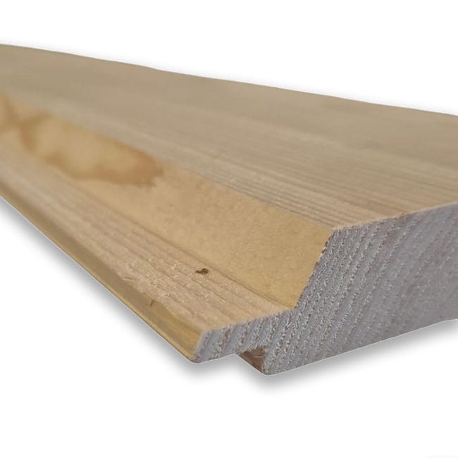 Perline In Legno Di Pino Impregnato Per Rivestimenti - Doghe Maschio/Femmina, Spessore 2 Cm, Larghezza 15 Cm - Foto 2