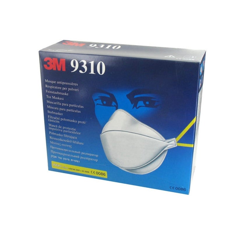 3M máscara FFP1 sin válvula plegable polvo 9310 x 20 - 4