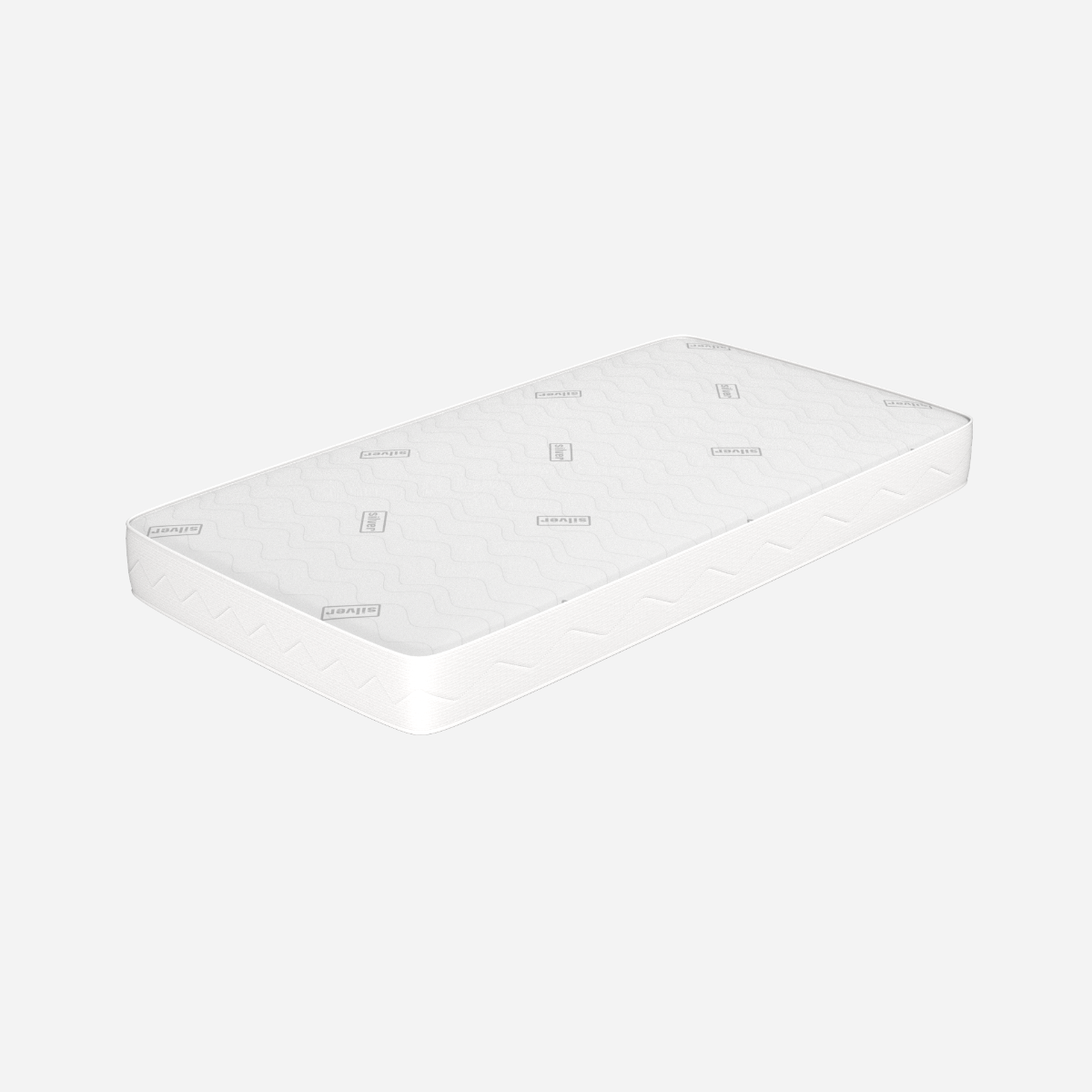 Matelas 80x190 Hauteur 16 cm - Revêtement Silver, Waterfoam | Levante H16 - 2