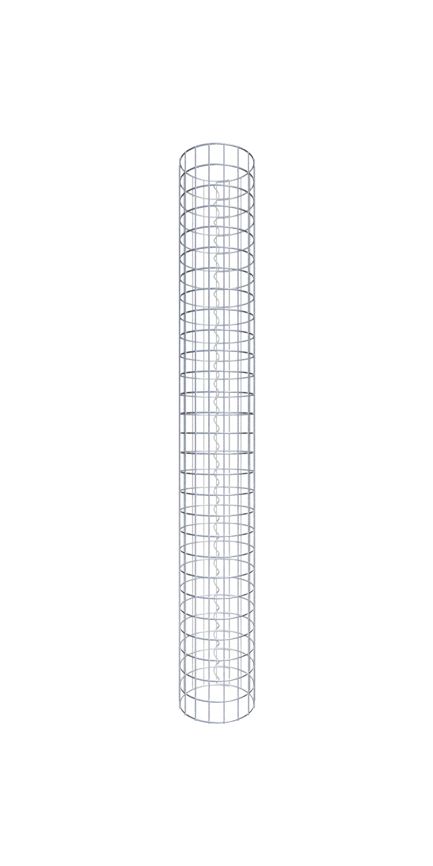 Kolumna gabionowa średnica 27 cm MW 5 x 5 cm okrągła - wysokość: 140 cm