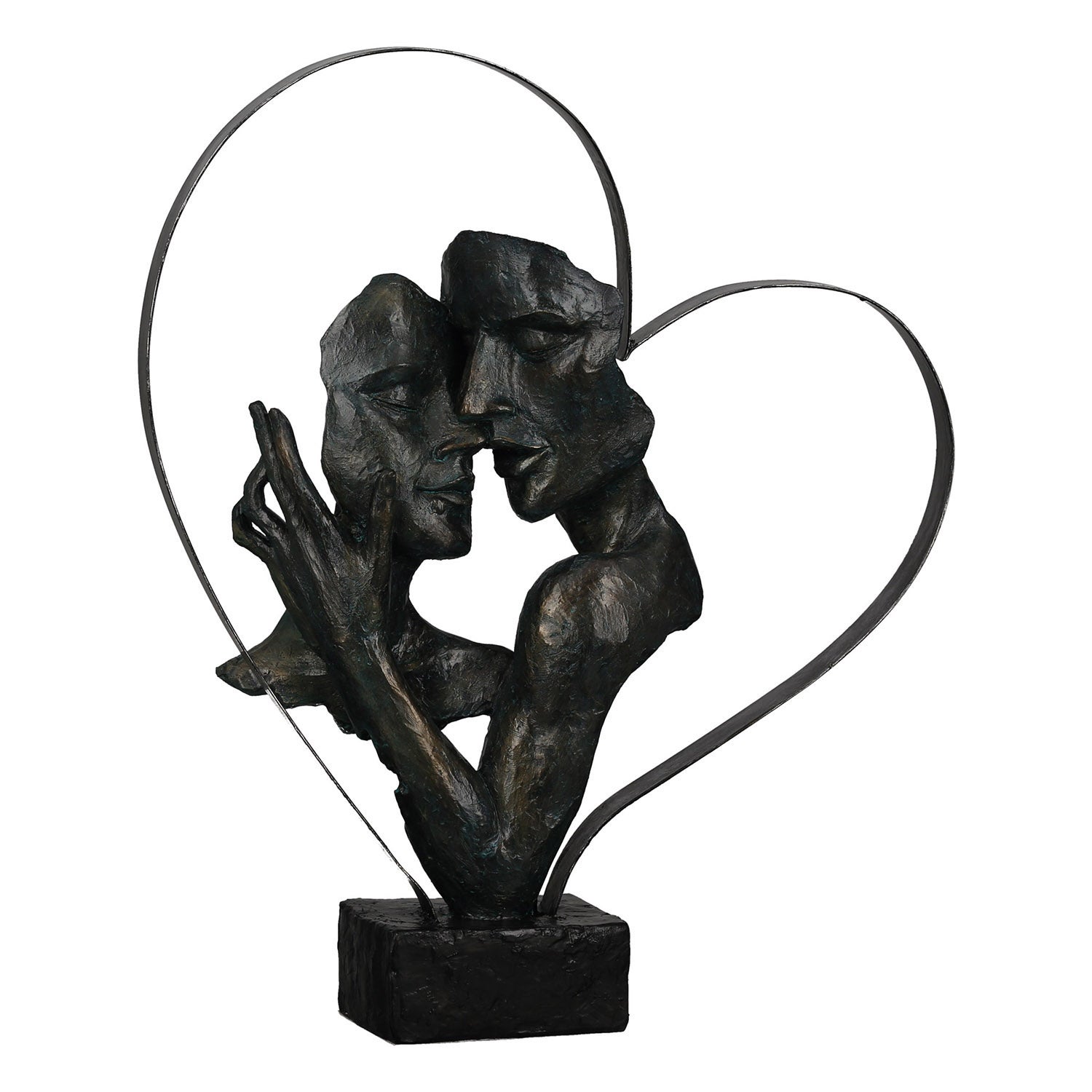 Casablanca by Gilde Sculpture décorative Essential couleur bronze antique H. 37 cm | Leroy Merlin