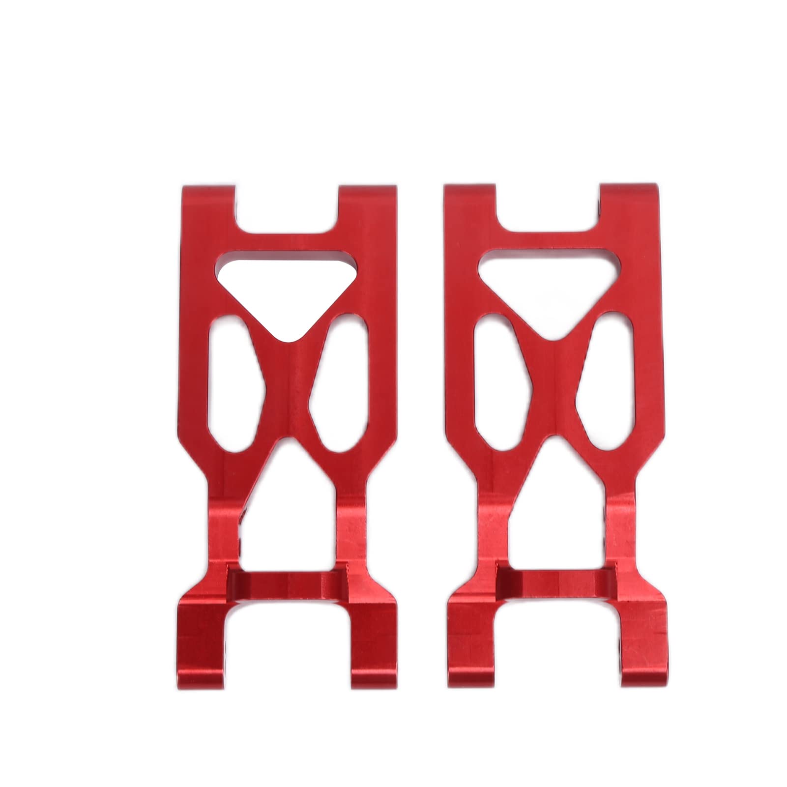 paio di bracci oscillanti posteriori RC in lega di alluminio di ricambio per auto telecomandate 1/10 (rosso) - 7