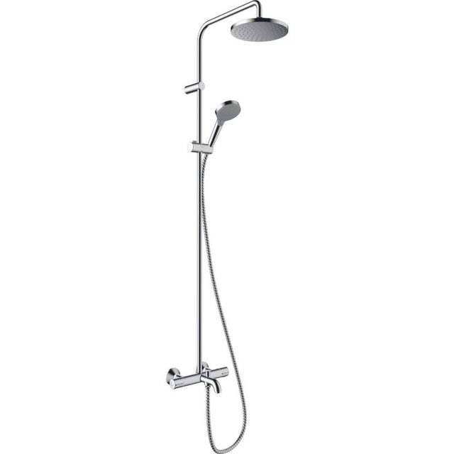 Colonne bain douche thermostatique HANSGROHE Vernis Blend 200 EcoSmart chromé