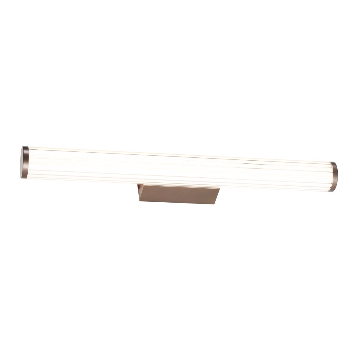 Qazqa retro lampa ścienna IP44 - Coco - brąz, led zintegrowana 22w zestawie, Integrated led, 3000k, ciepła biel, 9.4cm, IP44