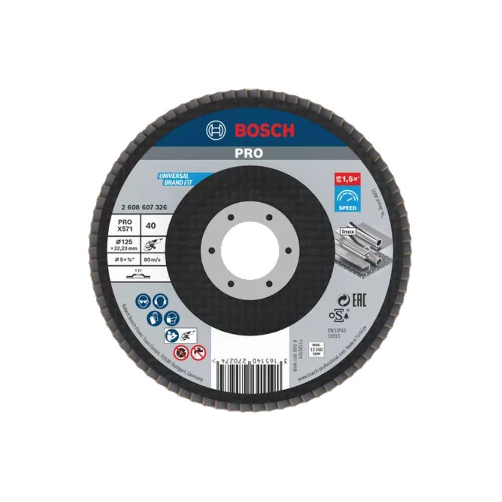 Laminillas X571: 125mm recto FV G40
