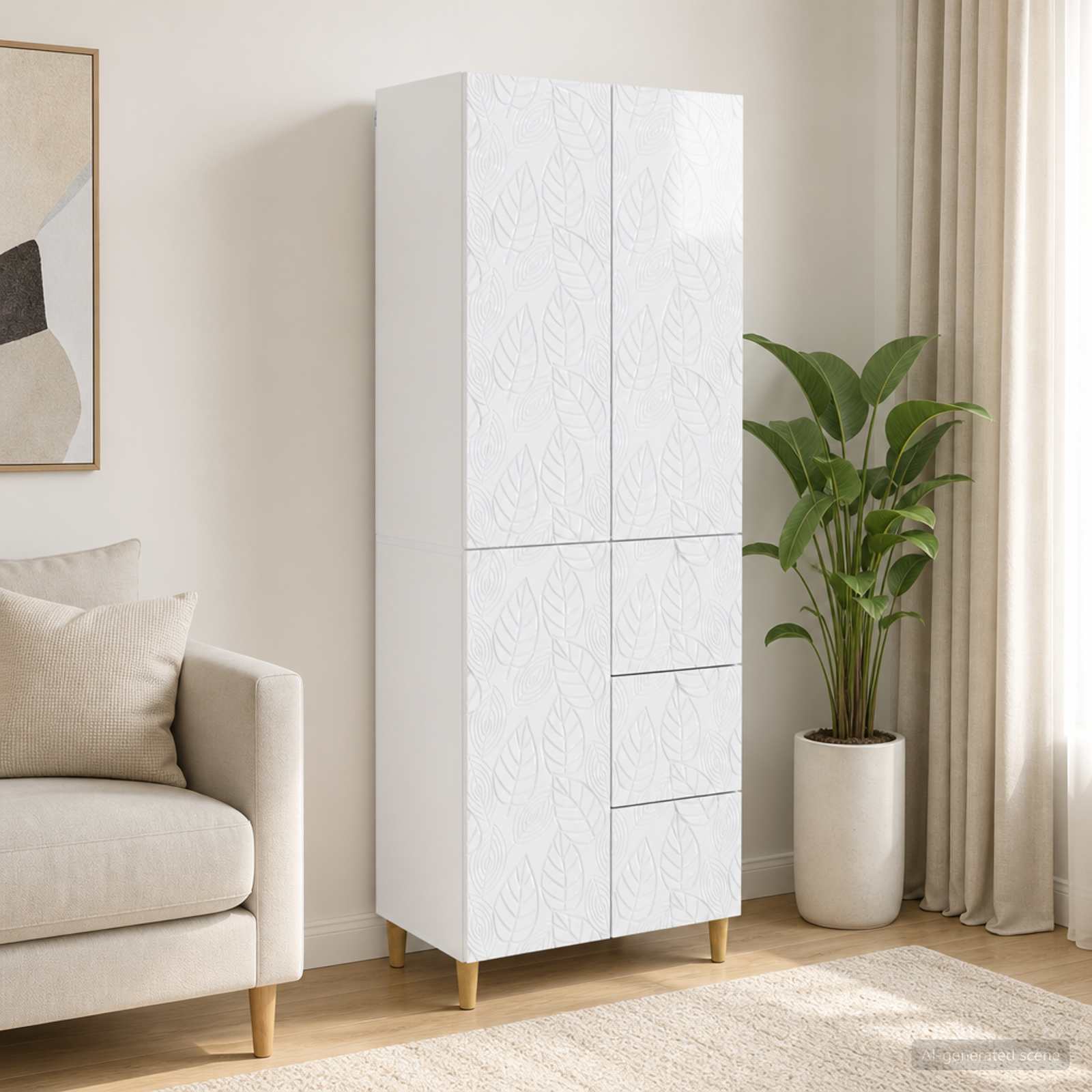 Vidaxl 2 Uds. Brillante Blanco , Leroy Merlin