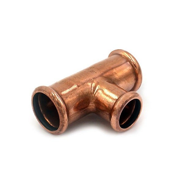 Tee ridotto femmina ø18 x 15 x18 AESPRES in rame a pressare 692018015 ...