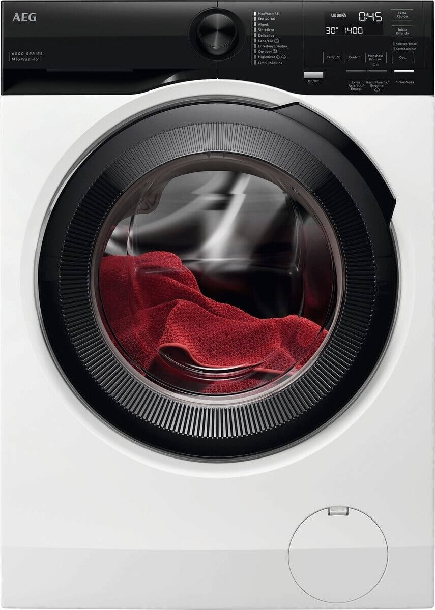 Lavadora Aeg LFE6G54H4B de 10,5Kg Clase A y 1351Rpm | Blanco