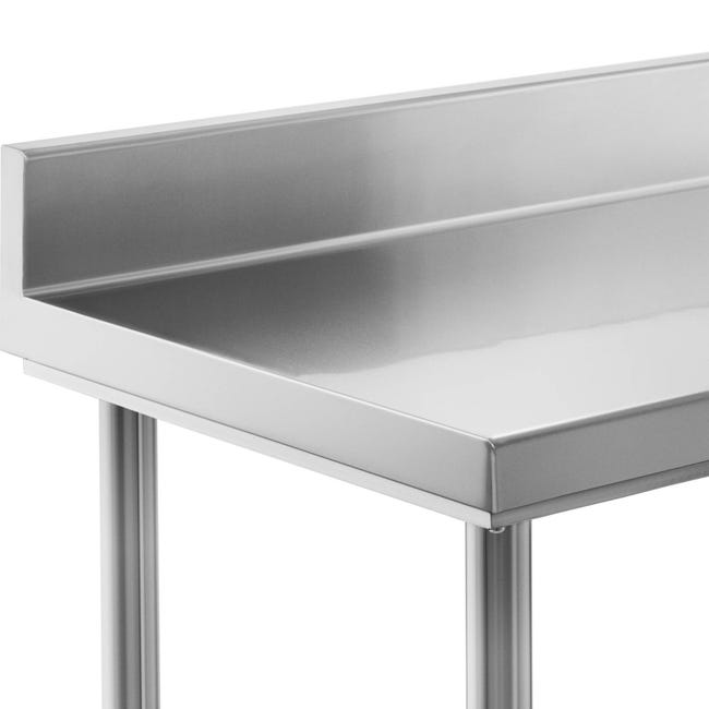 Owneed Tavolo Da Lavoro 60 X 45 X 85 Cm In Acciaio Inox Catering Tavolo Da Lavoro 300 Kg Portata Alimentare Tavolo Da Lavoro Commerciale Per Cucina Bar Ristorante 4 Piedi Regolabili
