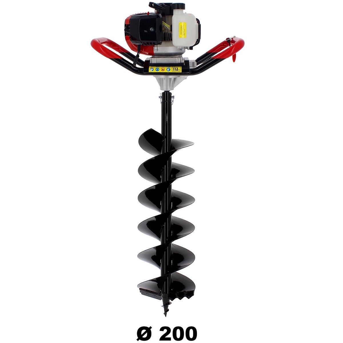 Lot 3 Mèches Tarière 60 80 100 Mm - Pour Tarière Thermique Semi-Pro