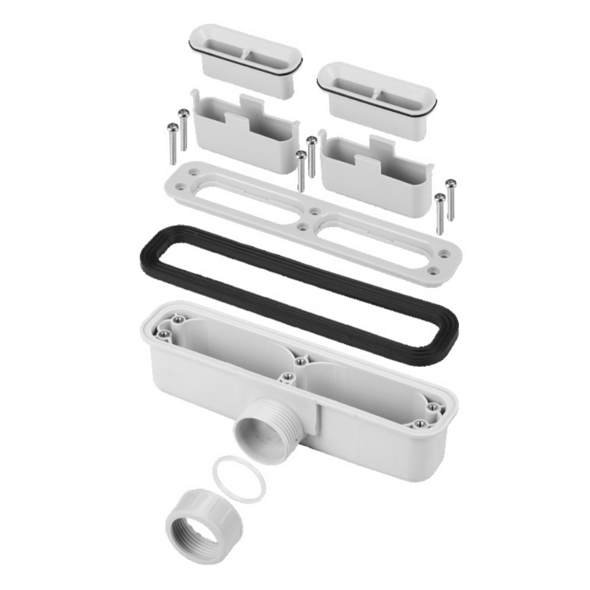 Receveur de Douche Extraplat 160x90x3cm Beige en Résine Minérale - Antidérapant, Texture Ardoise - RAGNAR LAVABERG - 6