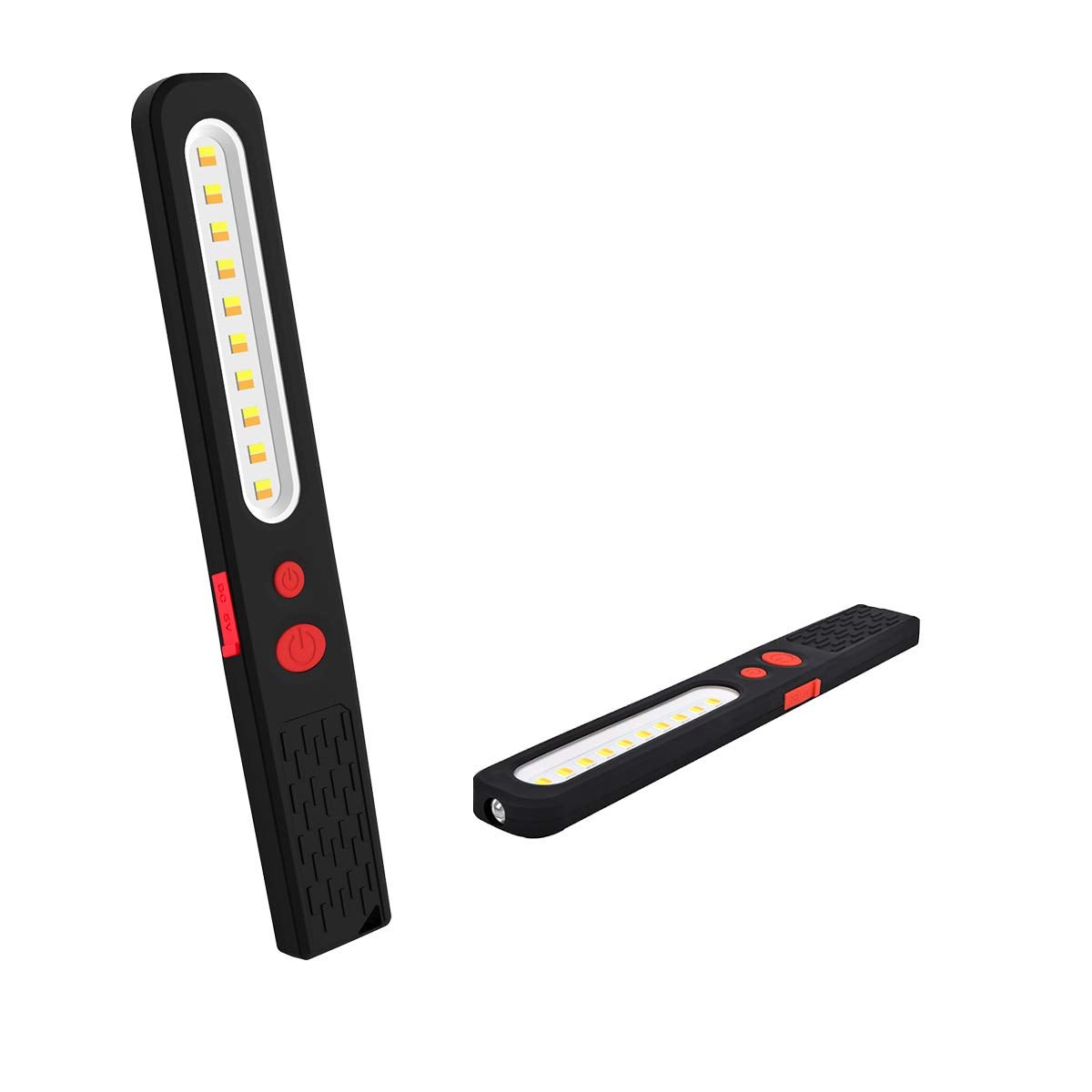 Lampe Torche Led Ultra Puissante 2 Lampes De Travail COB LED Rechargeables – Magnétiques, étanches IP65 – Parfaites Pour Mécanique, Camping, Bricolage Lampe De Travail COB LED Rechargeable Magnétique