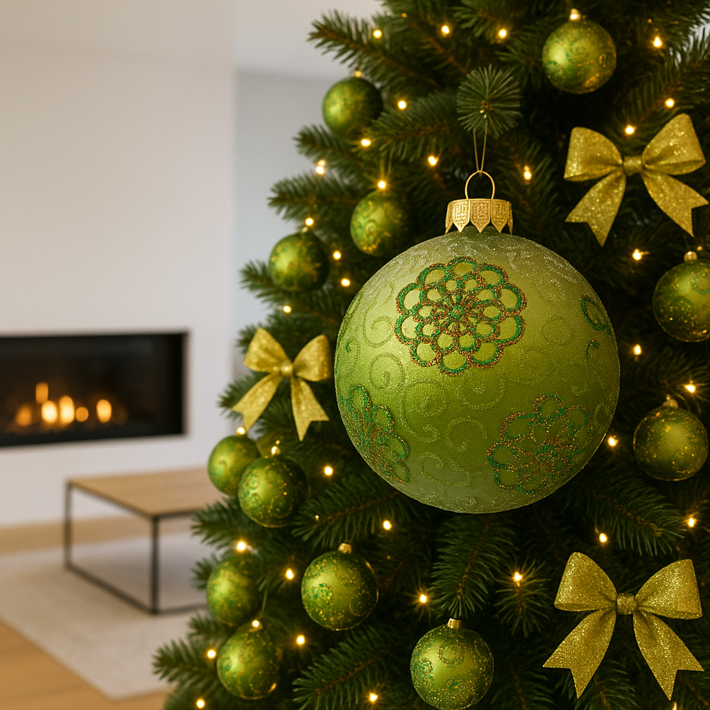 30 mm/24 palline di Natale infrangibili verde smeraldo, decorazioni per albero di Natale, palline ornamentali da appendere, decorazioni natalizie, lucide, opache, glitterate