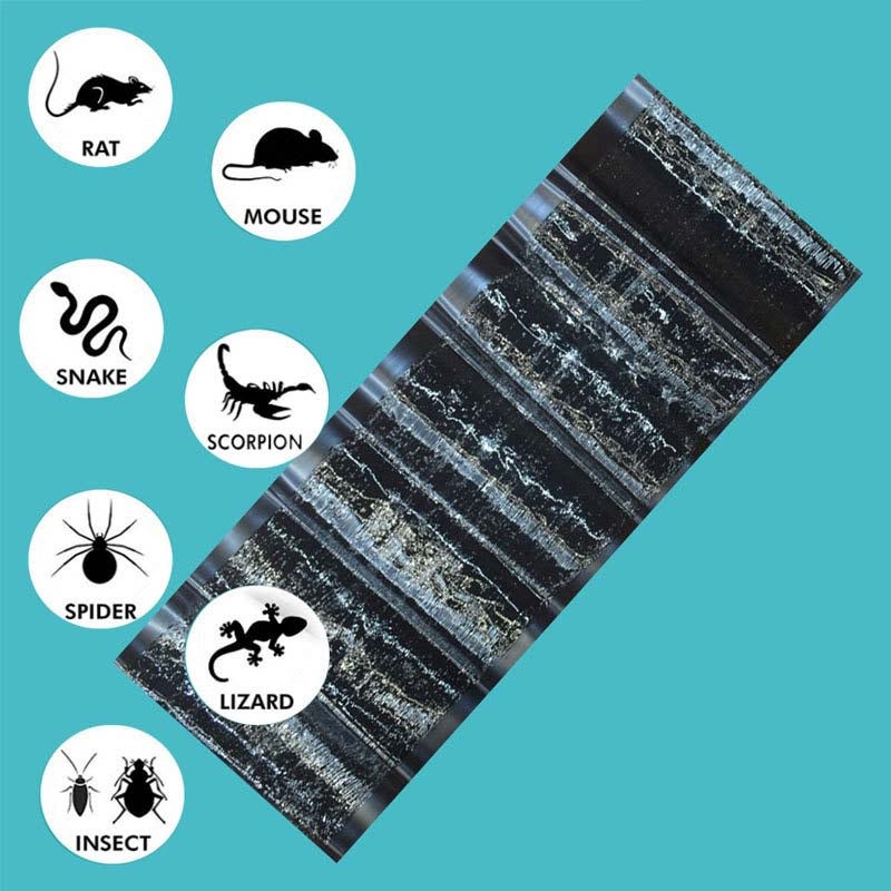 10 Peças Armadilha Adesiva para Camundongos, Armadilha Antiderrapante para Ratos e Cobras, Ecológica, Para Casa, Escritório, Restaurante - 3