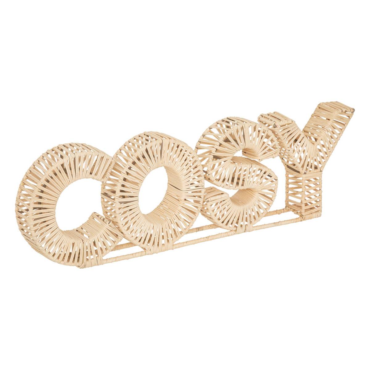 Parola Decorativa In Legno ATMOSPHERA: Scritta H 13,5 Cm, 50 Cm Lunghezza