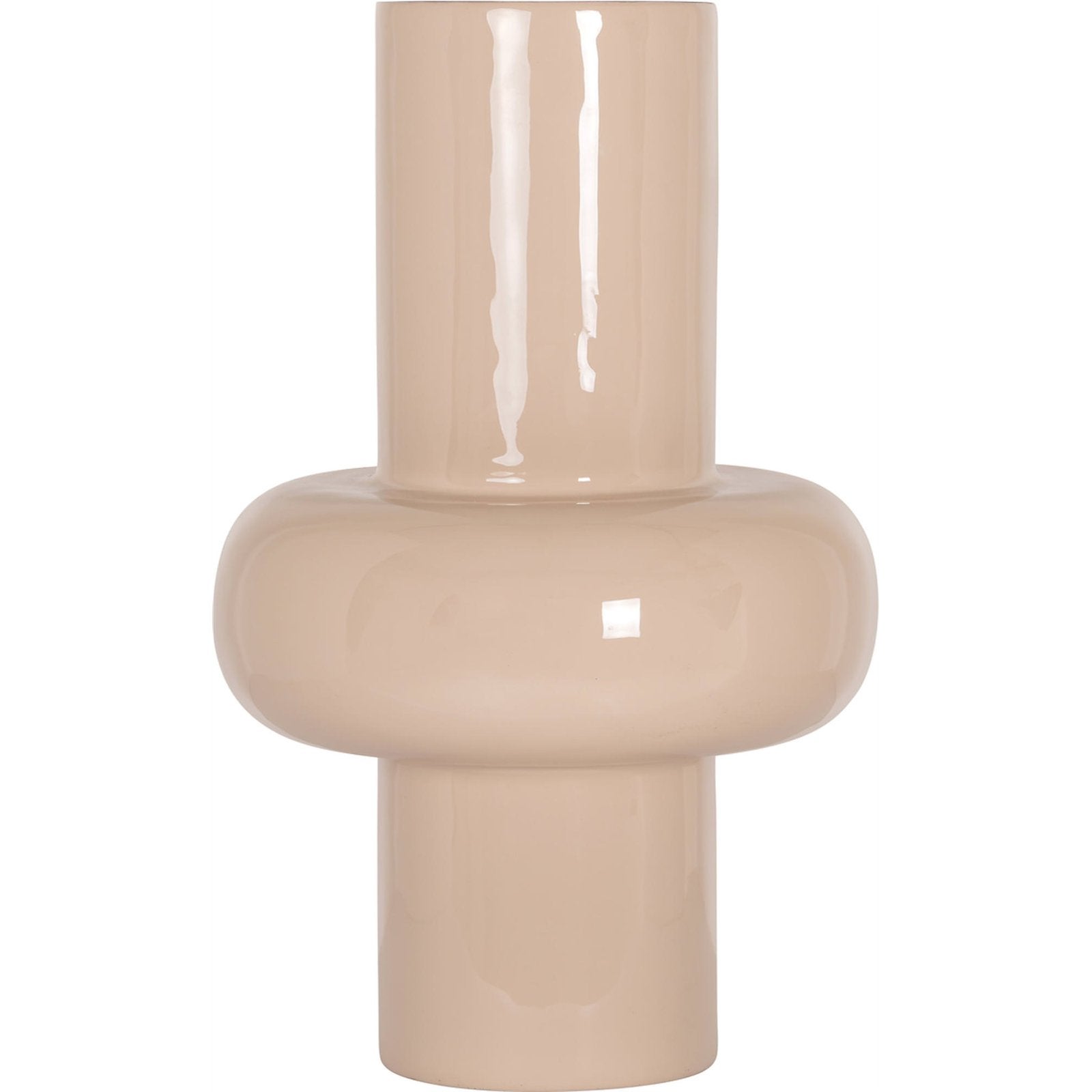 Vase design tapioca finition émail pour branches élégantes 34 x 34 x 55 ...