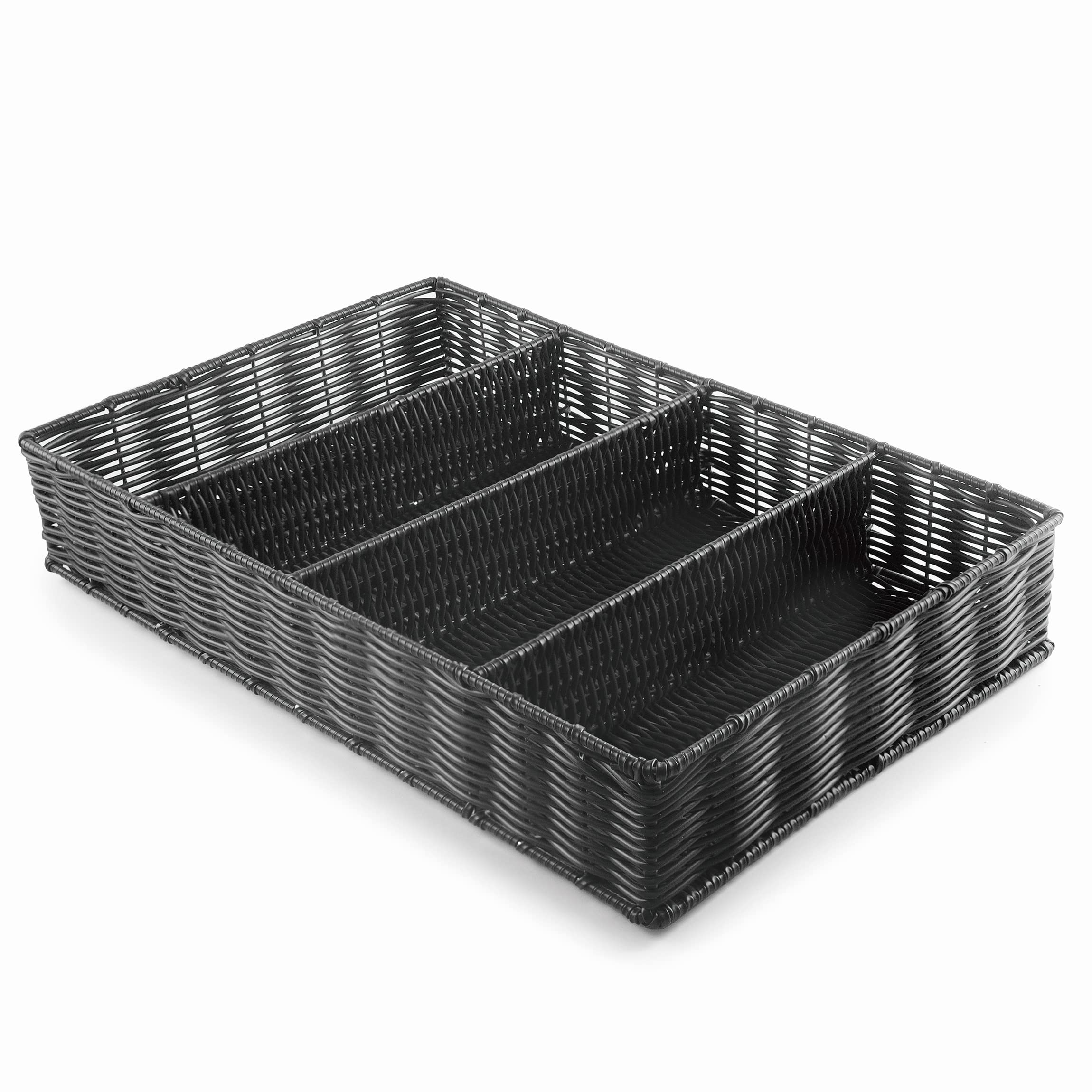 Cambro Cestello Posate Grigio FR258151 – 8 Scomparti, In Polipropilene, Per Lavaggio E Stoccaggio