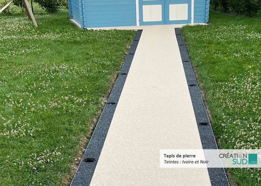 Moquette de pierre - Kit complet 8m² - Teinte : Ivoire - CREATION SUD - 4