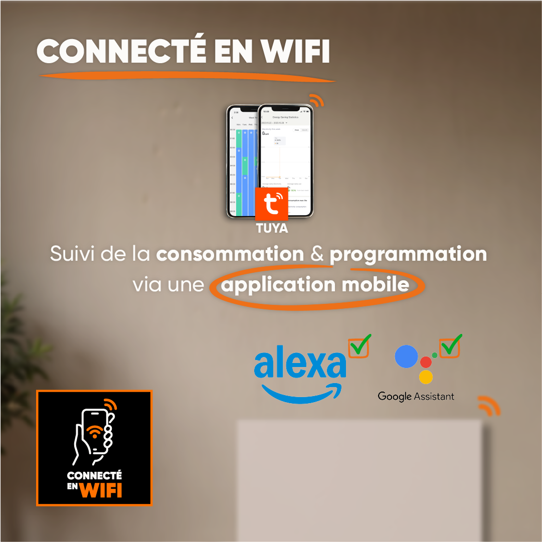 Elektryczny grzejnik Bestherm z Wi-Fi, ceramiczny, suchy, 1500 W, nessa connect - 4