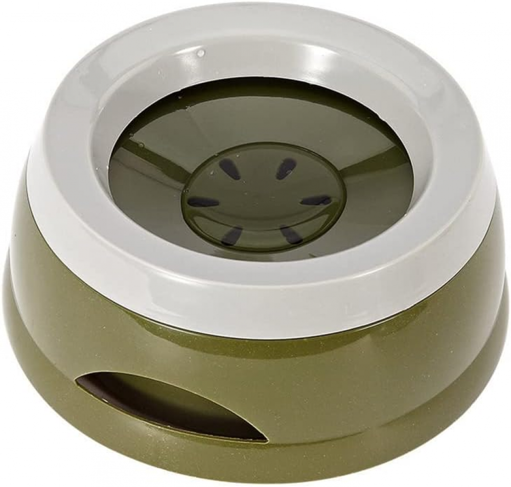 Miski dla psów odporne na rozlanie, 1 sztuka, kolor zielony, miski spowalniające jedzenie