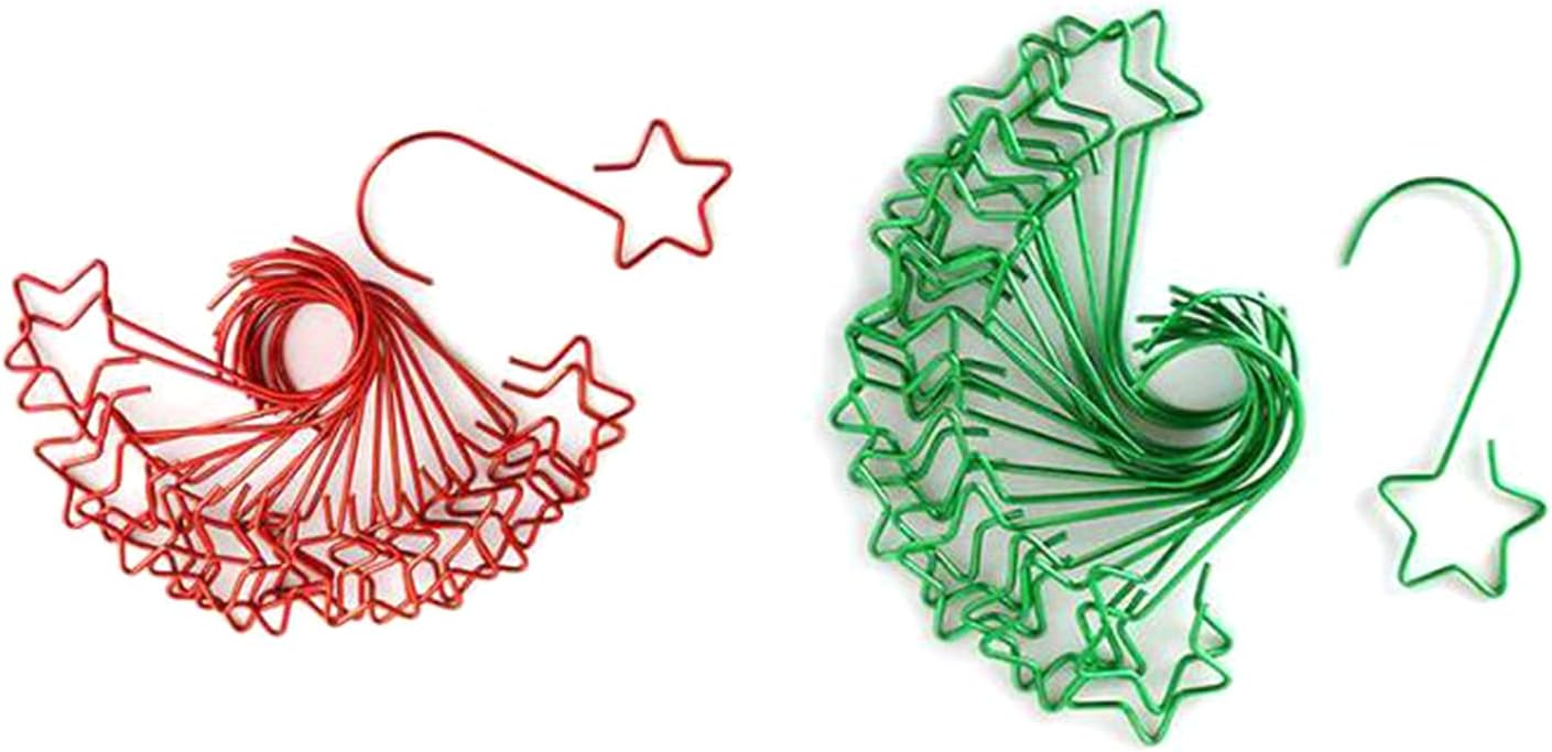 60 pezzi ganci per palline di Natale, ganci per albero di Natale, ganci per ornamenti per palline di Natale, ganci per alberi piccoli ornamenti p - 4