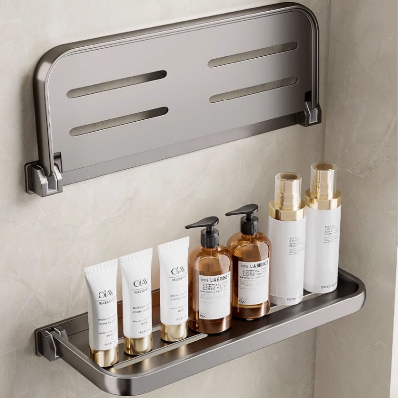 Mensola da parete pieghevole per bagno, ideale per bagno, cucina o camper, bianco, 30 cm | Leroy Merlin