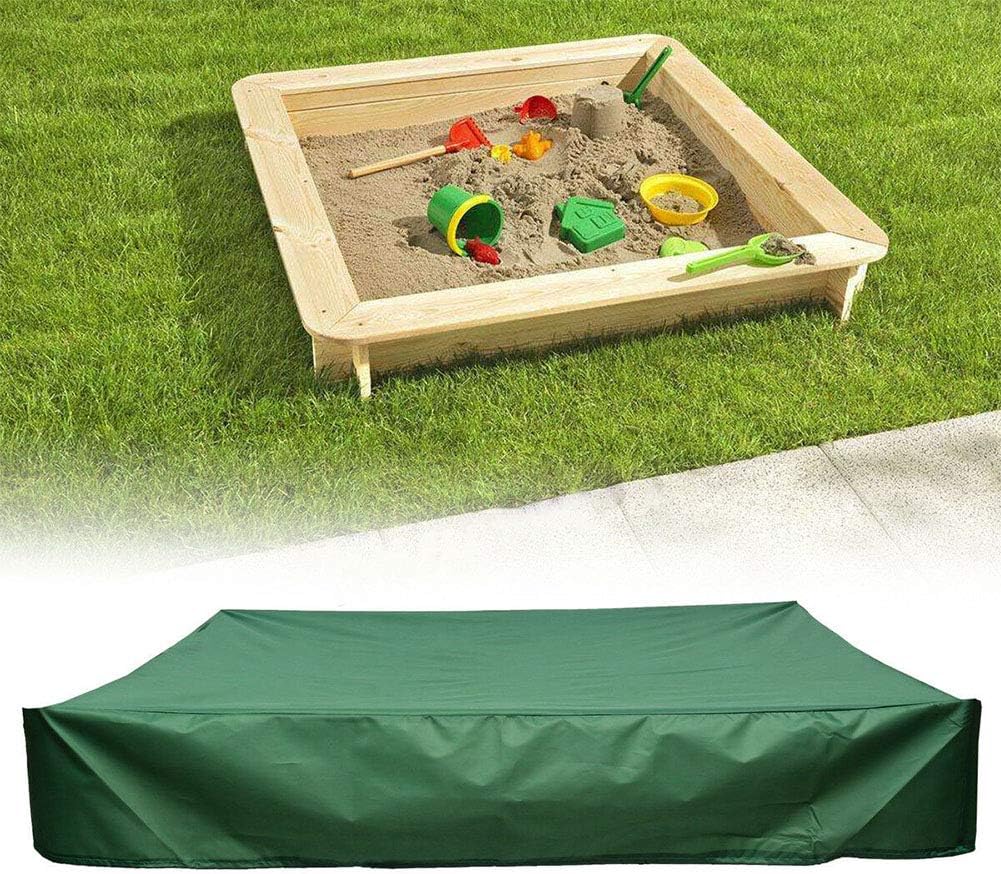 Pokrowiec na piaskownicę, wodoodporny, pyłoszczelny i pyłoszczelny, ze ściągaczem o regulowanym rozmiarze, 150 x 150 cm