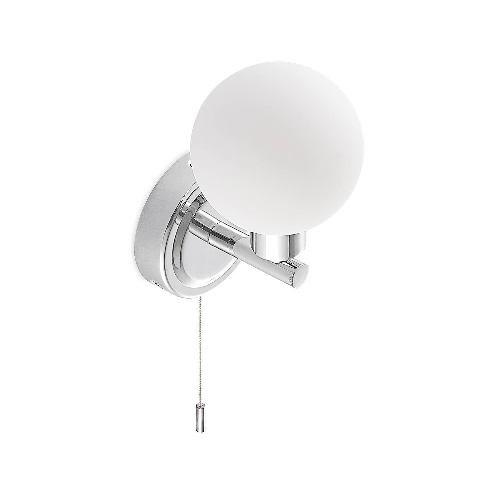 Ebern Designs Luminaire de salle de bain 3 lumières en cristal avec cadre poli miroir - Applique