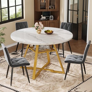 Lesli - Table de marbre Blanc 120 x 60 cm Ovale