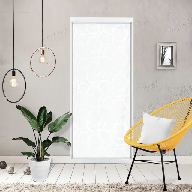 Voilage porte fenêtre 70x200 cm CIRCLE, par Soleil d'Ocre