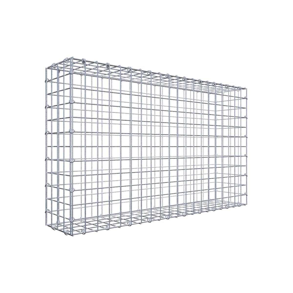 Gabion 100 cm x 60 cm x 20 cm (dł. x wys. x gł.), rozmiar oczka 5 cm x 5 cm, pierścień typu C