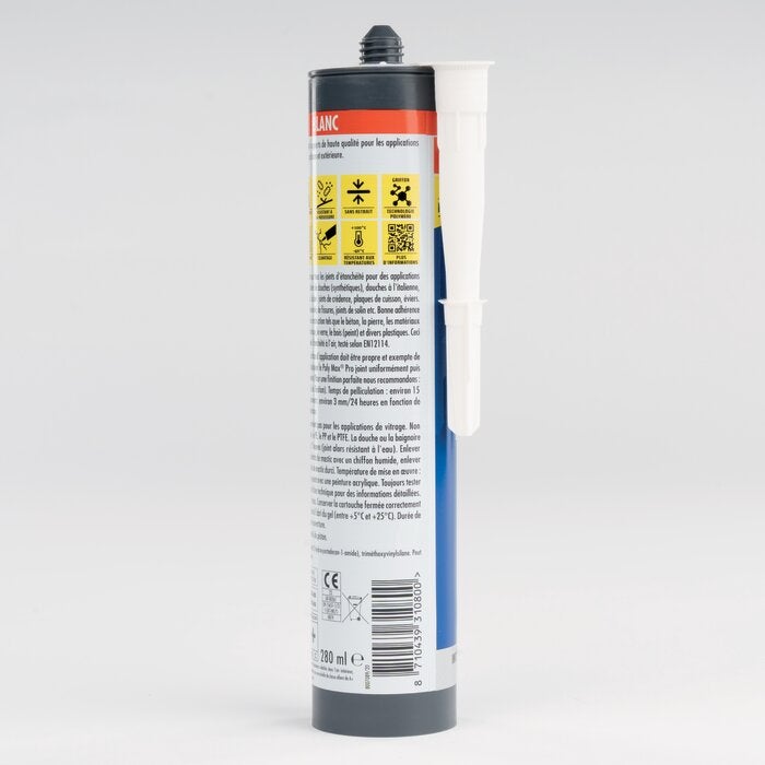 Mastic d'étanchéité - Polymax Pro - GRIFFON - 280 ml - Blanc - 5