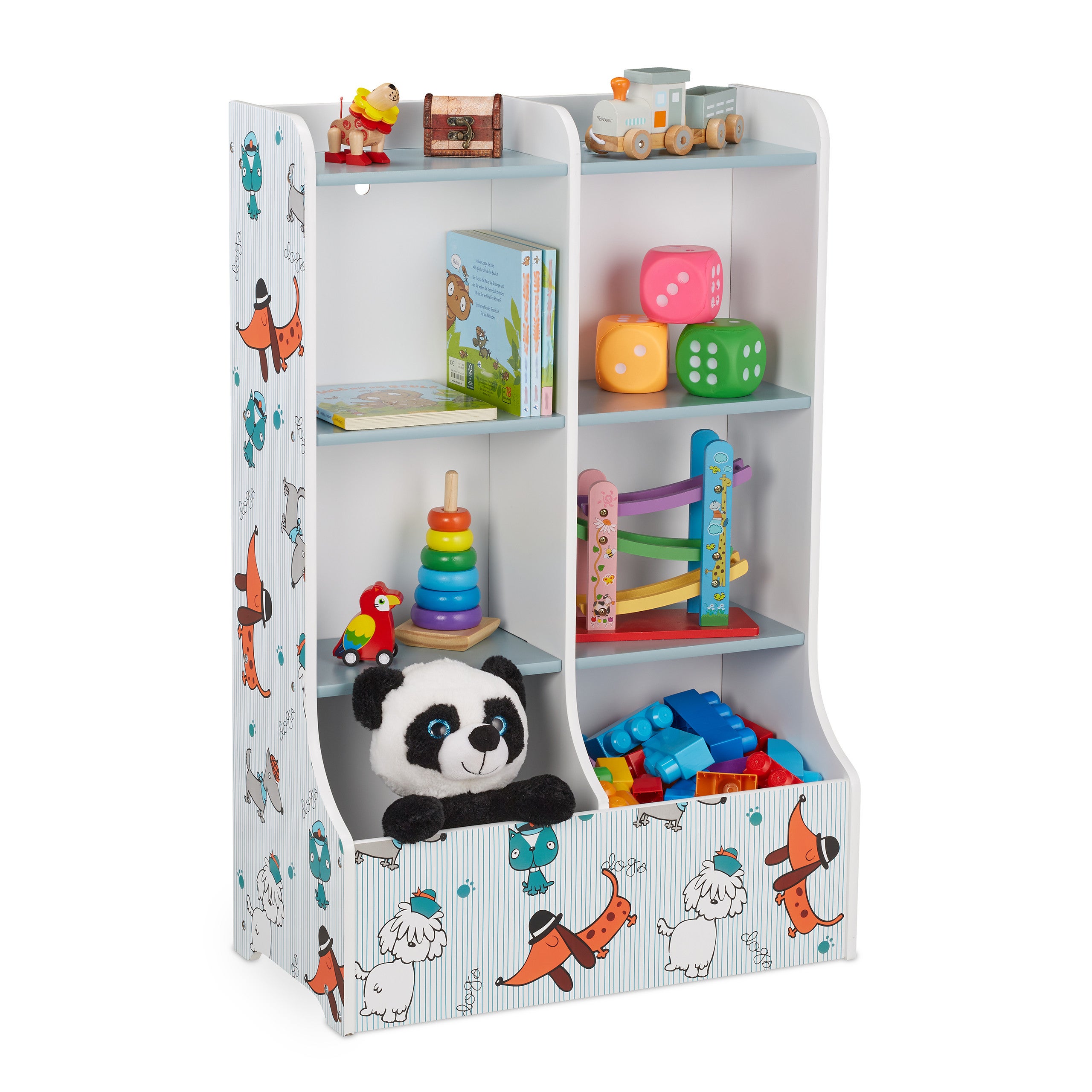 Contenitori Scaffale Portagiochi Bimbi Porta Giochi Bambini - Main Image