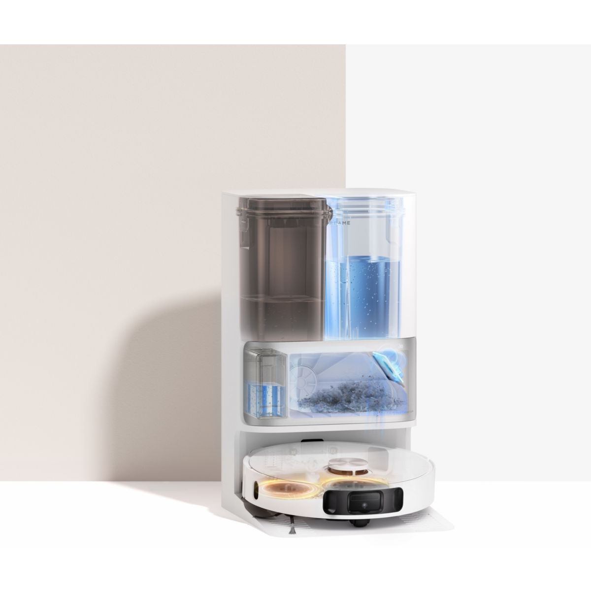 Aspirador robô sem saco Dreame L10s Ultra Gen 2, branco - 2
