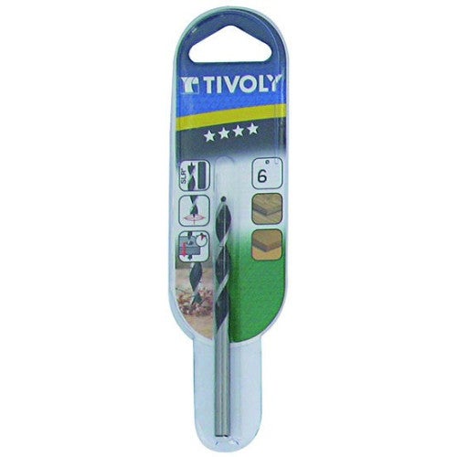 Foret Bois TIVOLY 3 Pointes 10x250 Mm - Blister, Référence 3221910001513
